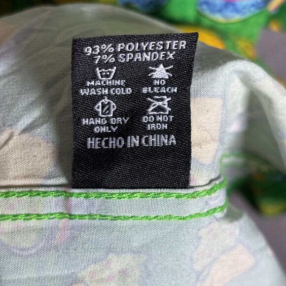 Dixxon x Fist Collab Chips N Guac Button-Up Short Sleeve Shirt Size L - Picture 7 of 7